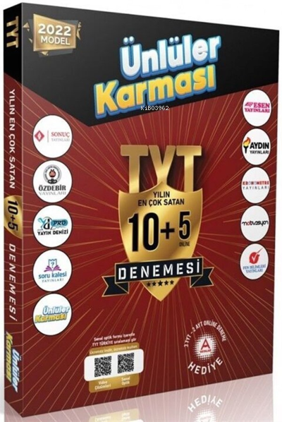 TYT Genel 10 + 5 Karma Deneme Ünlüler Karması