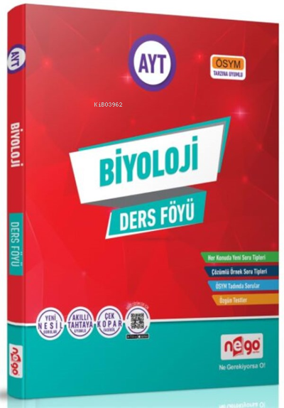 AYT Biyoloji Ders Föyü