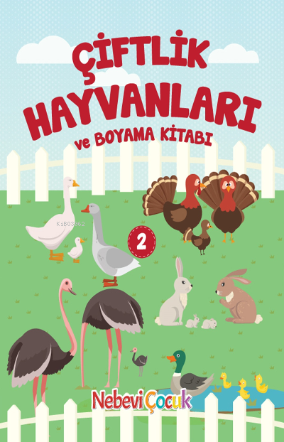 Çiftlik Hayvanları ve Boyama Kitabı – 2