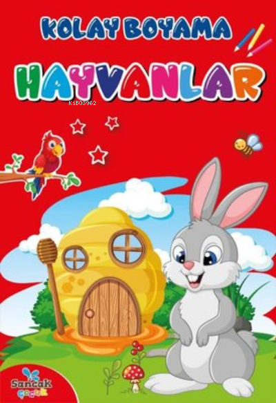 Eğlenceli Kolay Boyama Kitabı - Hayvanlar