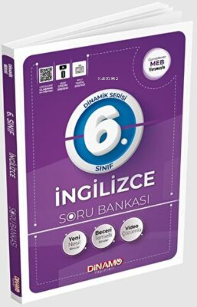  2024 6 Sınıf İngilizce Soru Bankası | Kolektif | Dinamo Yayınları (Hazırlık) | 9786057323651 | 