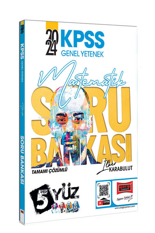 Yargı 2024 KPSS Genel Yetenek 5Yüz Matematik Tamamı Çözümlü Soru Bankası