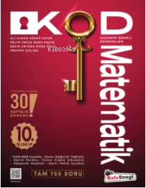  10 Sınıf KOD Matematik Haftalık Sarmal Deneme 30 Haftalık | 10 Sınıf KOD Matematik Haftalık Sarmal Deneme 30 Haftalık | Kolektif | Kafa Dengi | 9786259992013 