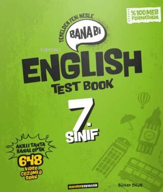  7 Sınıf Bana Bi İngilizce Soru Bankası | 7 Sınıf Bana Bi İngilizce Soru Bankası | Gürkan Okur | Maraton Yayıncılık | 9786257225625 