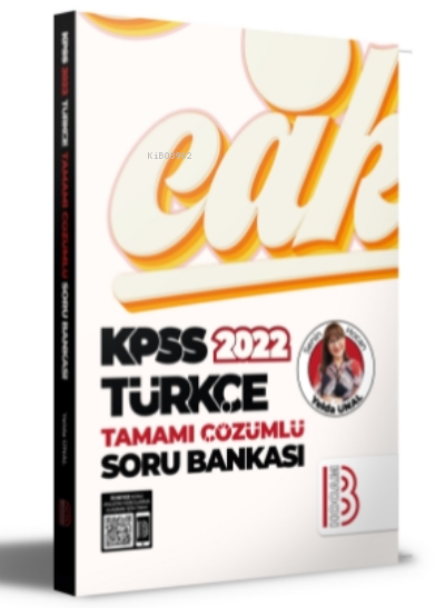  2022 KPSS Türkçe Tamamı Çözümlü Soru Bankası | 2022 KPSS Türkçe Tamamı Çözümlü Soru Bankası | Yelda Ünal | Benim Hocam Yayınları | 9786052779460 