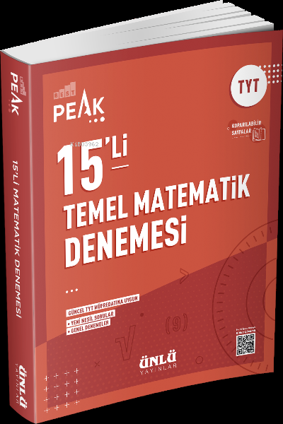 Ünlü TYT Temel Matematik BEST PEAK 15'li Branş Denemesi