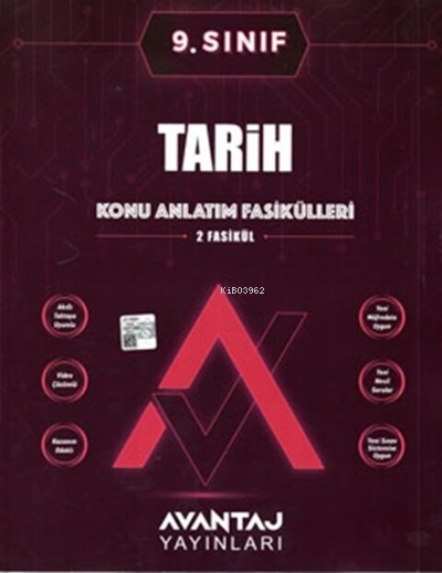 Avantaj Yayınları 9.Sınıf Tarih Konu Anlatım Fasikülleri
