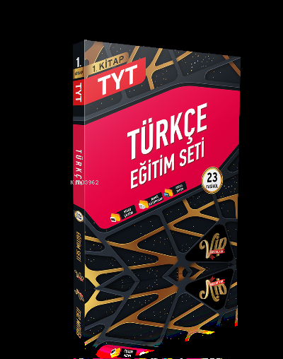 Vip Tyt Türkçe Eğitim Seti 1. Kitap - (Gold)