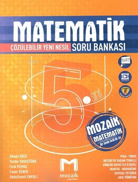 Mozaik Yayınları 5. Sınıf Matematik Soru Bankası