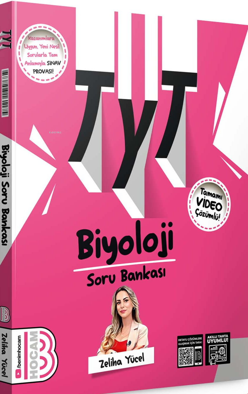 Benim Hocam 2025 TYT Biyoloji Tamamı Video Çözümlü Soru Bankası