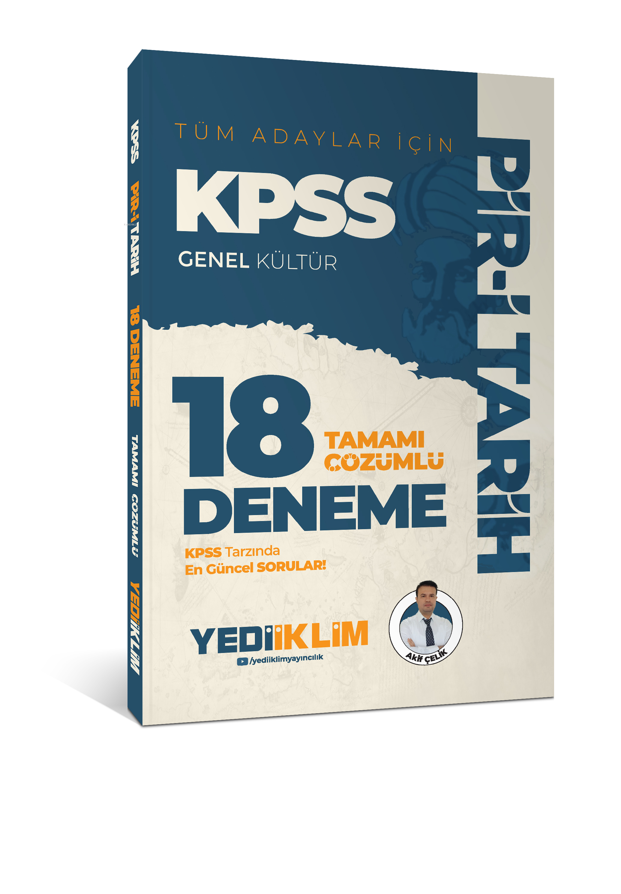 Yediiklim 2025 KPSS Genel Kültür Tüm Adaylar İçin Pir-i Tarih Tamamı Çözümlü 18 Deneme