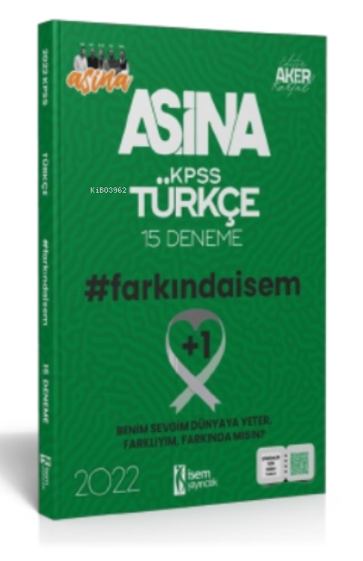 Farkında İSEM 2022 KPSS Aşina Türkçe 20 Deneme