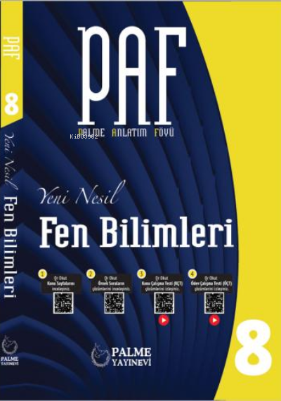  Palme Paf 8Sınıf Fen Bilimleri Anlatım Föyleri *Kurumsal* | Kolektif | Palme (Hazırlık) | 9786052825488 | 