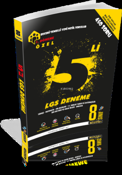  Startfen 8 Sınıf 5 li Lgs Deneme | Kolektif | Startfen | 9786057779380 | 