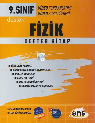 9.Sınıf Defter Kitap Fizik -2023