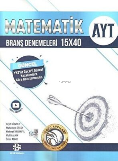 Sarmal Yks Ayt Deneme 15 Li Matematik - 2023