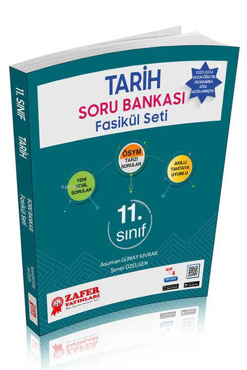  Zafer Yayınları 11 Sınıf Tarih Soru Bankası Fasikül Seti | Zafer Yayınları 11 Sınıf Tarih Soru Bankası Fasikül Seti | Asuman Günay Kıvrak | Şener Özelgen | Zafer Dershaneleri Yayınları | 9786053876519 