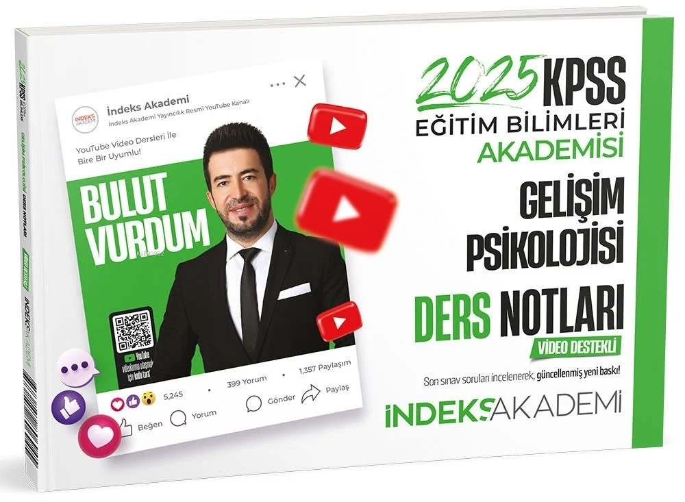 İndeks 2025 KPSS Eğitim Bilimleri Gelişim Psikolojisi Video Ders Notları