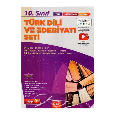 10.Sınıf Set Anadolu T.Dili Edebiyatı - 2022