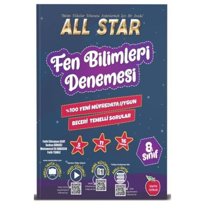 8.Sınıf All Star Fen Bilimleri Deneme