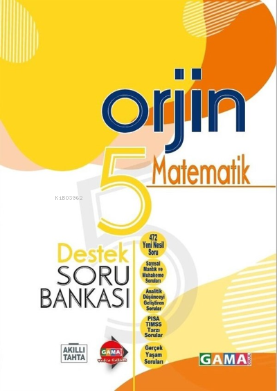  5Sınıf Orjin Matematik Destek SB | Kolektif | Gama Basım Yayın Dağıtım | 9786257174091 | 