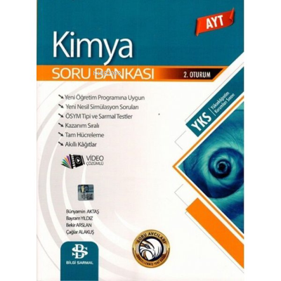  AYT Kimya Soru Bankası | AYT Kimya Soru Bankası | Kolektif | Bilgi Sarmal | 9786257905831 