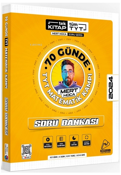 Mert Hoca Yayınları / 2024 TYT 70 Günde Matematik Soru Bankası