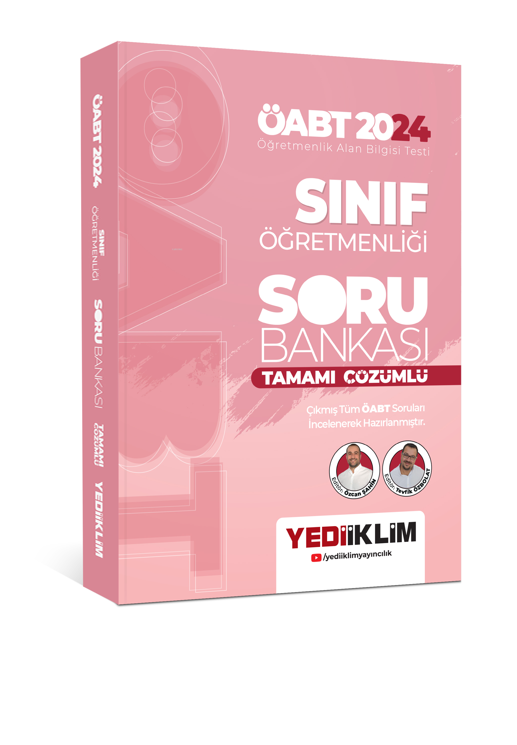  Yediiklim 2024 ÖABT Sınıf Öğretmenliği Tamamı Çözümlü Soru Bankası | Özcan Şahin | Tevfik Özbolat | Yediiklim Yayıncılık | 9786254315077 | 