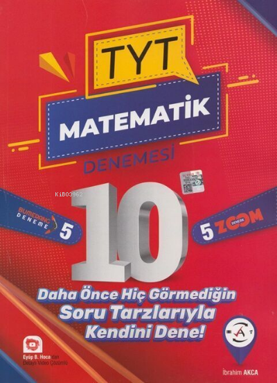  TYT Matematik 10 Deneme Günay Yayınları | Kolektif | Günay Yayıncılık | 9786257150804 | 