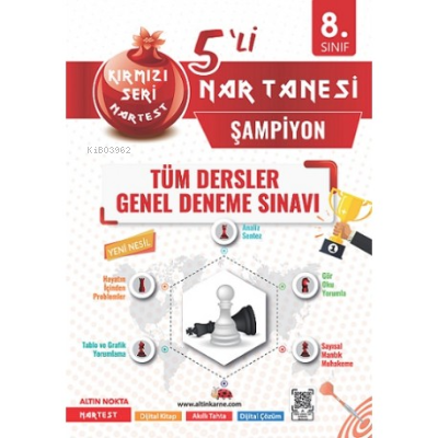 8. Sınıf Tüm Dersler Genel Deneme Sınavı Şampiyon