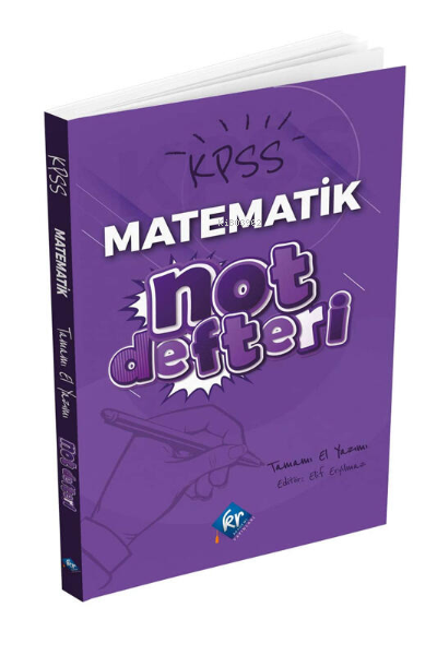 KR Akademi KPSS Matematik El Yazısı Konu Anlatım Defteri