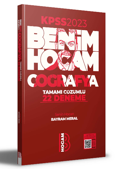  2023 KPSS Coğrafya Tamamı Çözümlü 22 Deneme | 2023 KPSS Coğrafya Tamamı Çözümlü 22 Deneme | Bayram Meral | Benim Hocam Yayınları | 9786258263275 