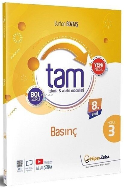 8. Sınıf TAM Fen Bilimleri 3 - Basınç