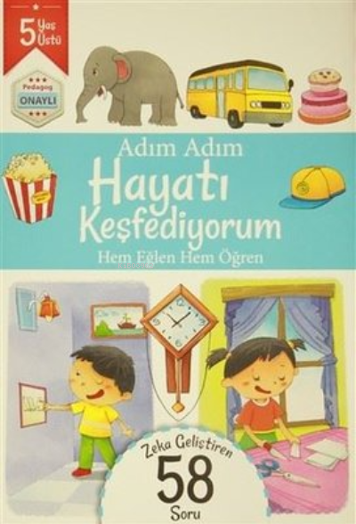 Yaratıcı ve Eleştirel Düşünme Becerisini Geliştiren 5 Yaş 58 Soru - Dikkat Geliştiren Zeka Kitabı