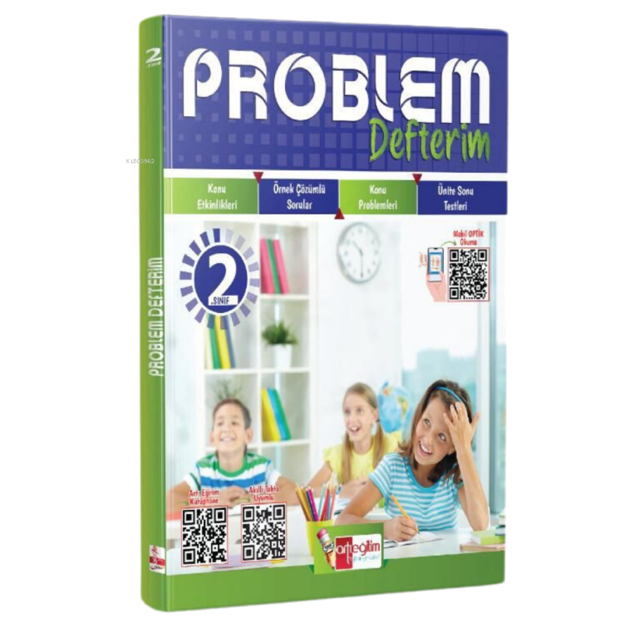 Artı Eğitim 2. Sınıf Problem Defterim İle Matematik Alıştırmaları Çözüyorum