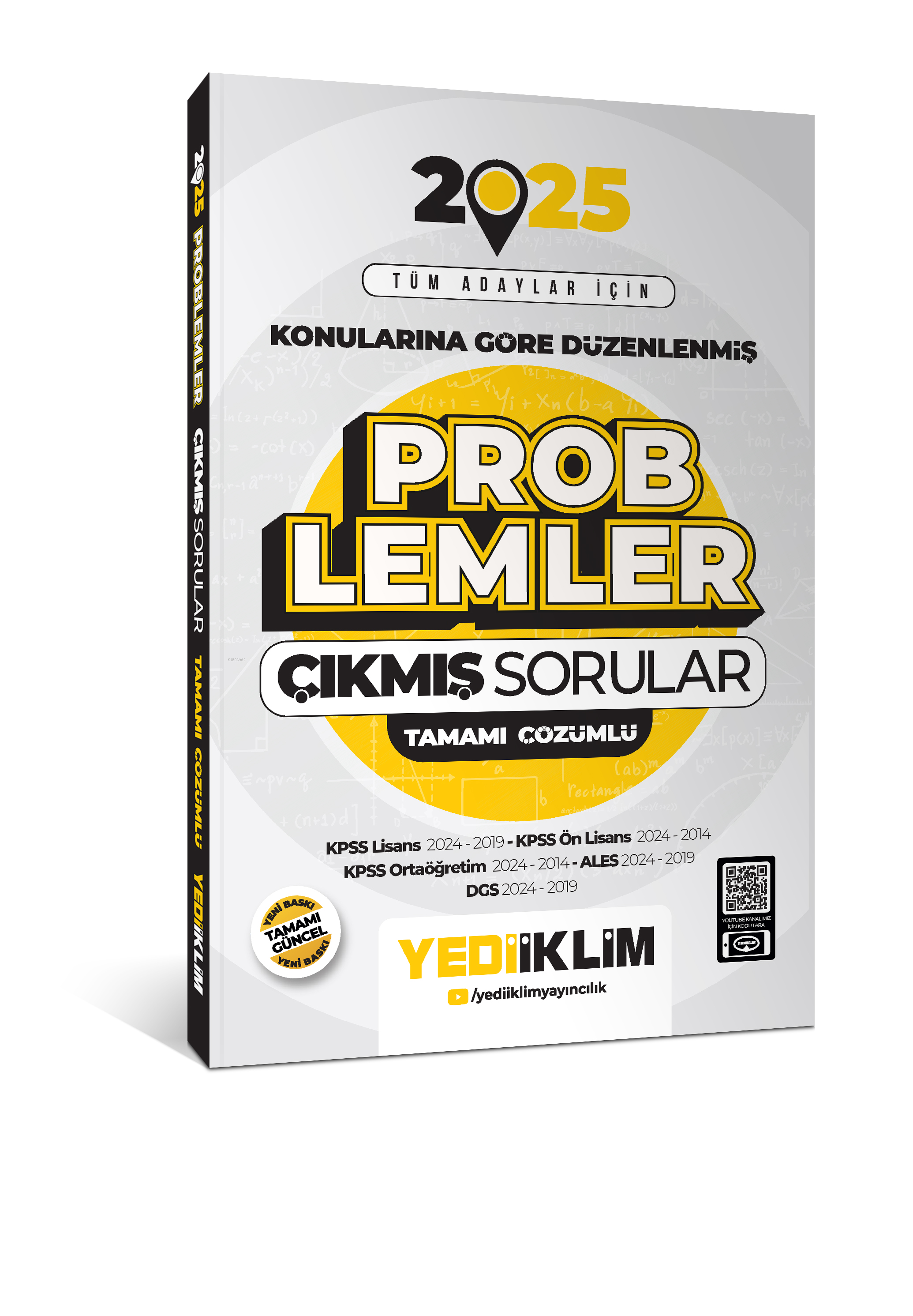Yediiklim 2025 Kpss Tyt Ayt Tüm Adaylar İçin Problemler Konularına Göre Düzenlenmiş Tamamı Çözümlü Çıkmış Sorular