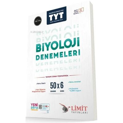 Limit Tyt 50' Li Biyoloji Denemeleri