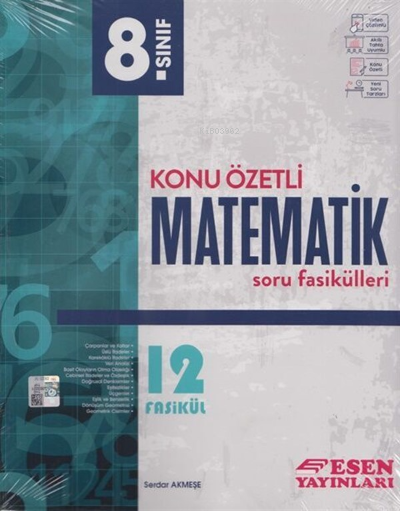 Esen 8.Sınıf Matematik Konu Özetli Soru Fasikülleri