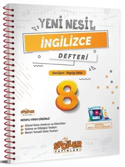 8.Sınıf Yenı Nesıl Ingılızce Defter