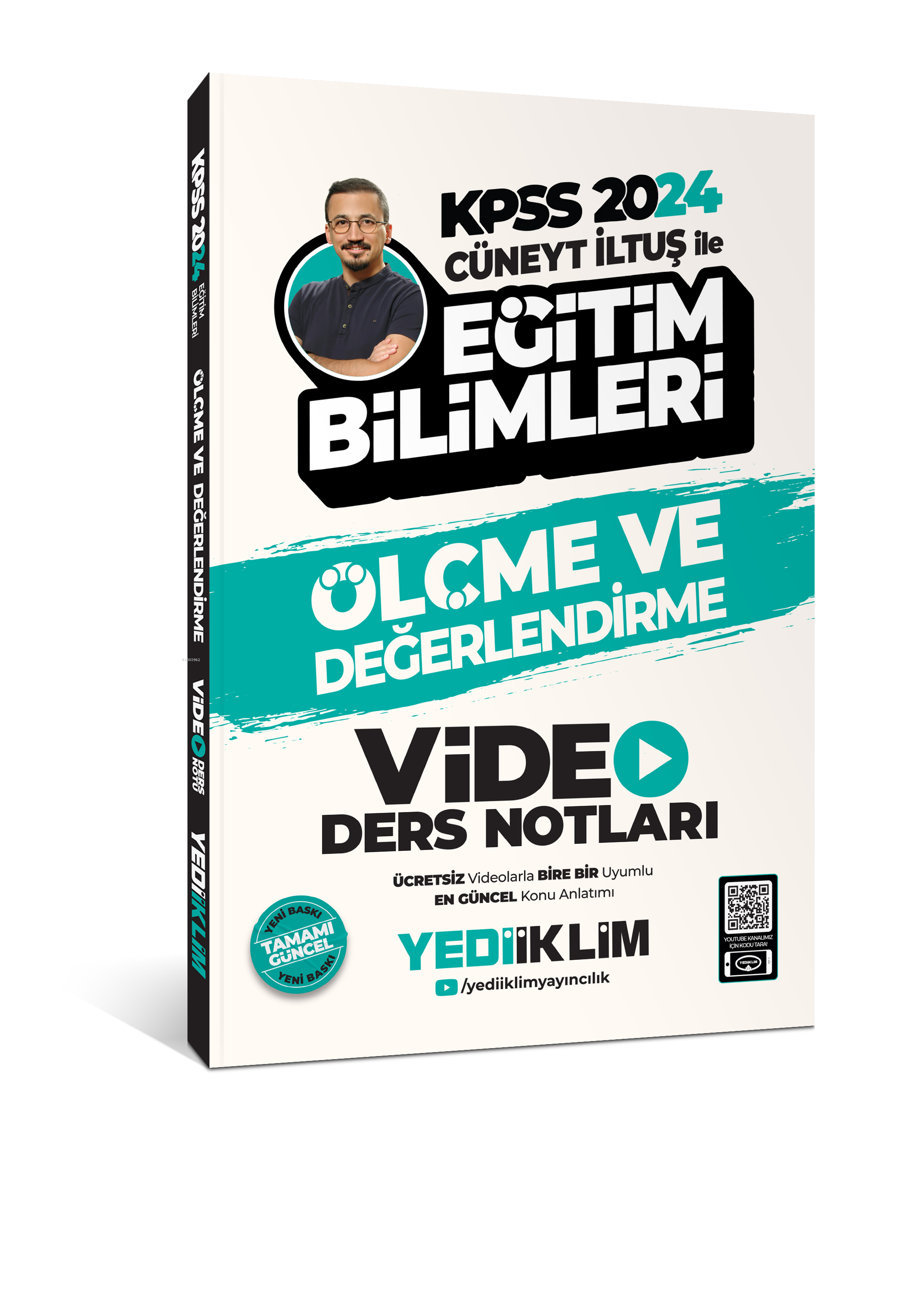  KPSS 2024 Cüneyt İltuş ile Ölçme Ve Değerlendirme Video Ders Notları | KPSS 2024 Cüneyt İltuş ile Ölçme Ve Değerlendirme Video Ders Notları | Cüneyt İltuş | Yediiklim Yayıncılık | 9786254314698 