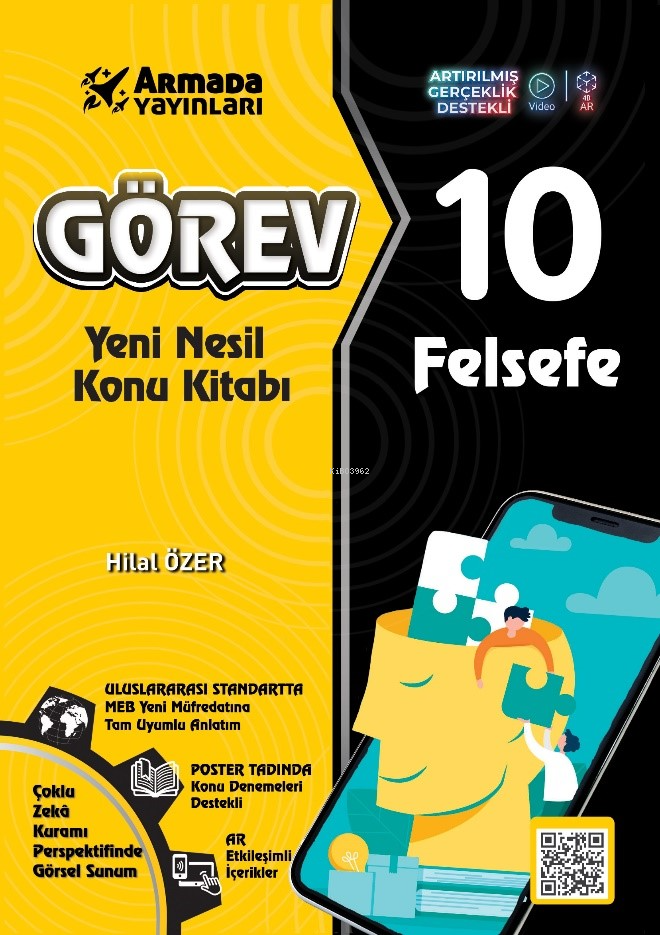  Görev 10 Felsefe Yeni Nesil Konu Kitabi | Görev 10 Felsefe Yeni Nesil Konu Kitabi | Hilal Özer | Armada Yayınları (Sınav) | 9786258266481 