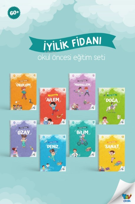 İyilik Fidanı - Okul Öncesi Eğitim Seti ( 8 Kitap )