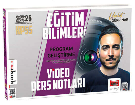  Yargı 2025 KPSS Eğitim Bilimleri Program Geliştirme Sınıf Yönetimi Öğretim Teknolojileri ve Materyal Tasarımı Video Ders Notları | Umut Gürpınar | YARGI YAYINEVİ | 9786253702212 | 