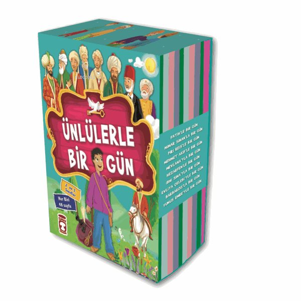 Ünlülerle Bir Gün Seti (10 Kitap Takım); Ünlülerle Bir Gün Serisi, 8+ Yaş