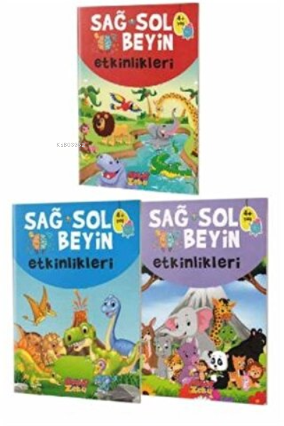  Sağ ve Sol Beyin Etkinlikleri Seti (4+Yaş) | Kolektif | Aktif Zeka Yayınevi | 6051270002144 | 