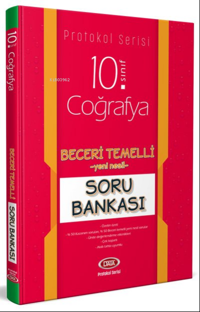 Data 10.Sınıf Coğrafya Protokol Soru Bankası Beceri Temelli