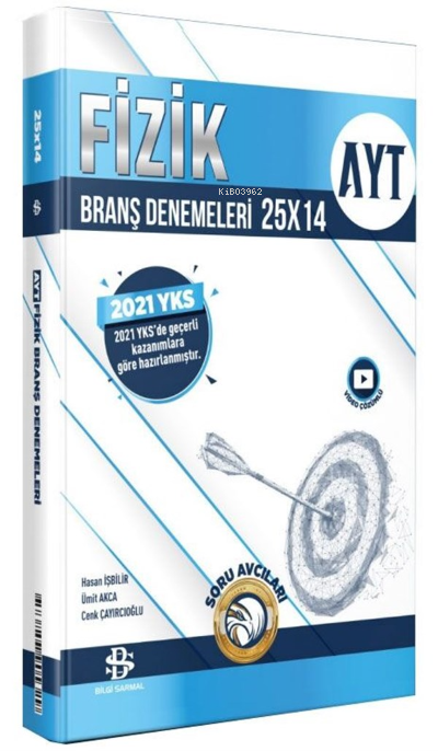  AYT Fizik 25 x 14 Branş Denemeleri | AYT Fizik 25 x 14 Branş Denemeleri | Kolektif | Bilgi Sarmal | 9786257905428 