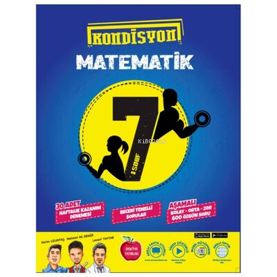 Newton Yayınları 7Sınıf Kondisyon Matematik Deneme | Kolektif | Newton Yayınları | 9786057727732 | 