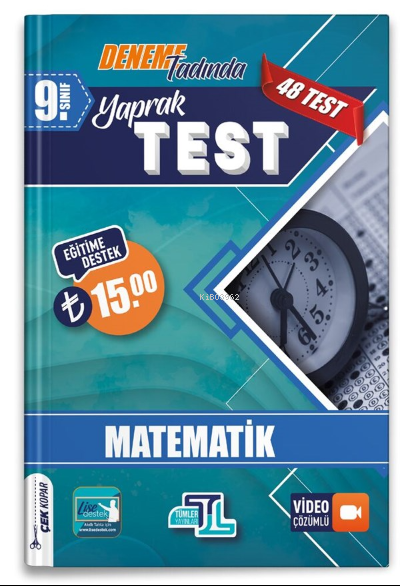  09Sınıf Yaprak Test Matematik 2022 | 09Sınıf Yaprak Test Matematik 2022 | Kolektif | Tümler Yayınları (Bayilik) | 9786257273534 