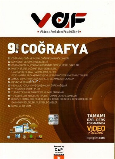 Vaf 09.Sınıf Coğrafya - 2021